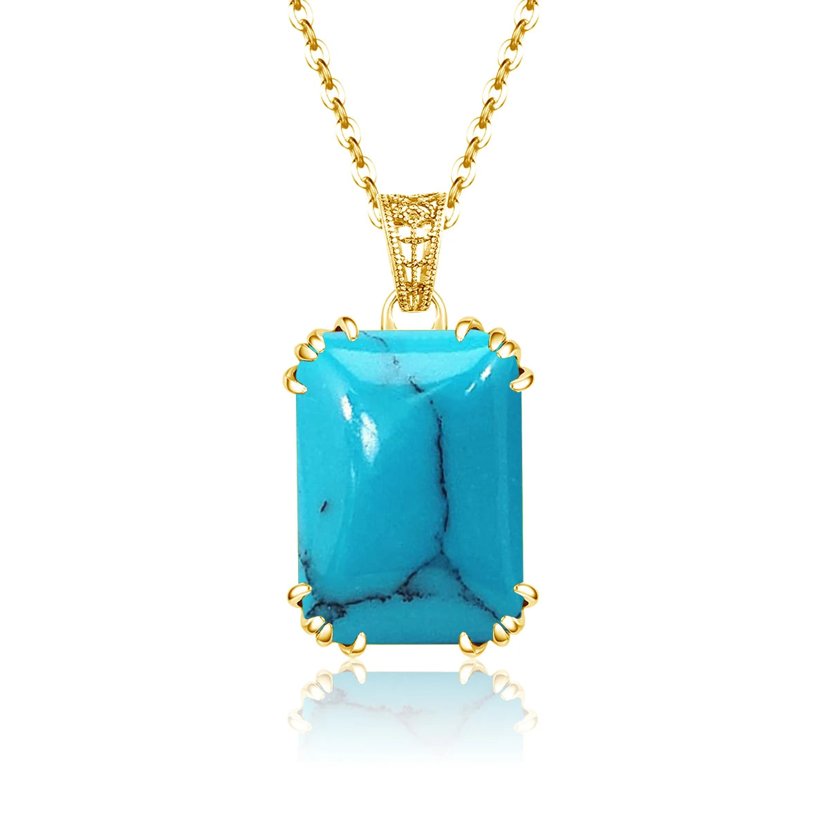 925 Silver, Blue Sapphire Necklace Pendant For Women...Certificate Included
