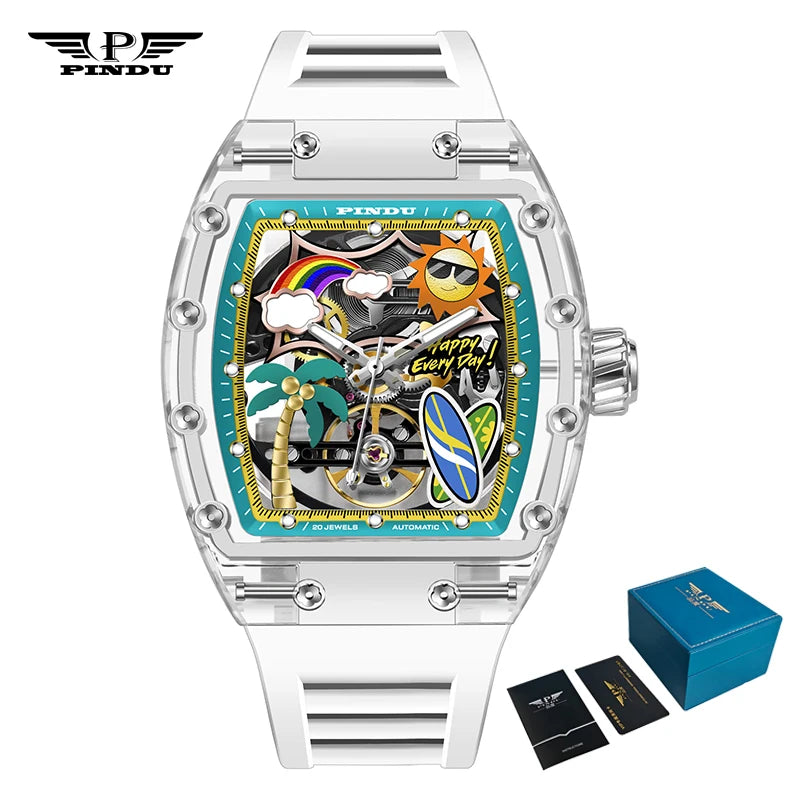 New PINDU Watch… Summer Beach Glowing, Waterproof Fashion