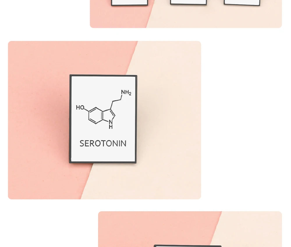 Molecular Chemical Formula Enamel Pin, By Reliatonny, Great Gift For Chemistry Students