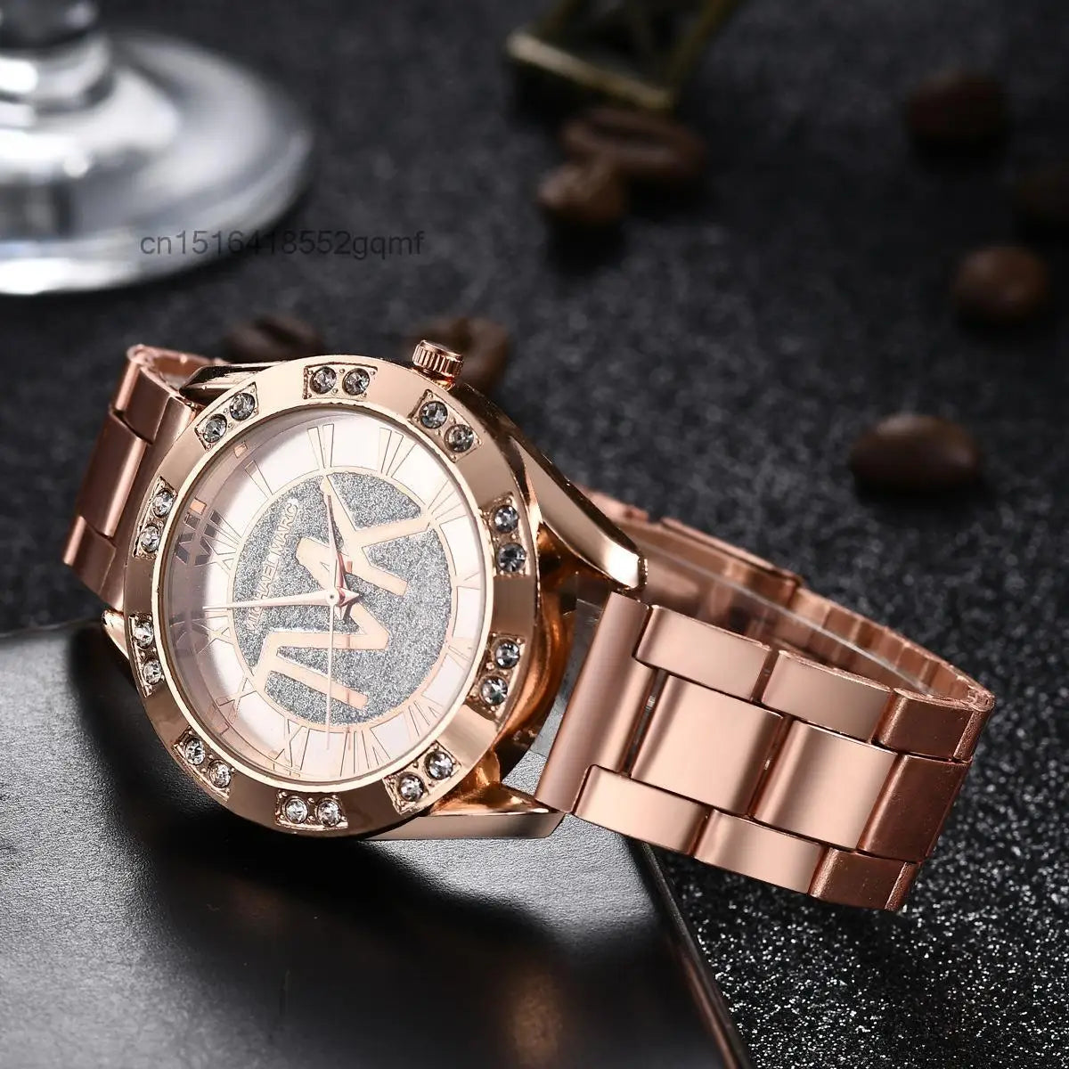 Fashion, Luxury, Men's, Imitation Diamond Bracelet, Water Resistant, Roman Digital Watch…Buy It For Yourself Or For A Friend