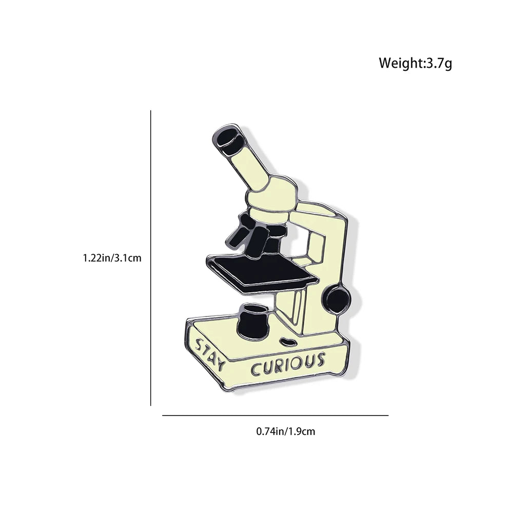 Hanreshe, Medical Science Enamel Broach, great gift for Doctors, Nurses and Scientists