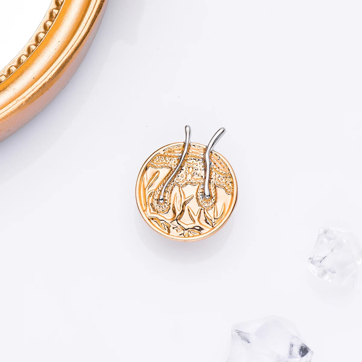 Hair Follicle Metal Brooch Pin,GiftFor That Special Dermatologist in Your Life, By CATUNI