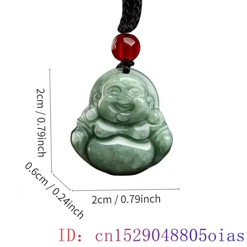 Green Burmese, Jade Amulet Necklace… Fine Jewelry Carved Gemstone, By MC