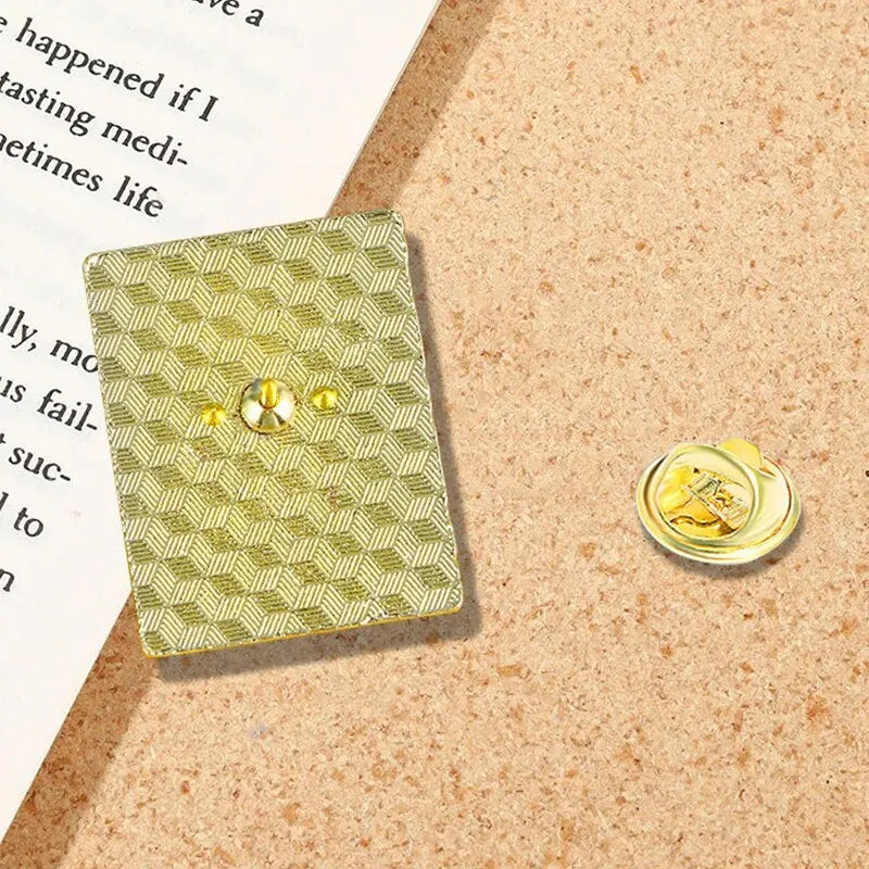 3pc Cats In Oil Paintings, Enamel Pins...(Click On Specs To Magnify).