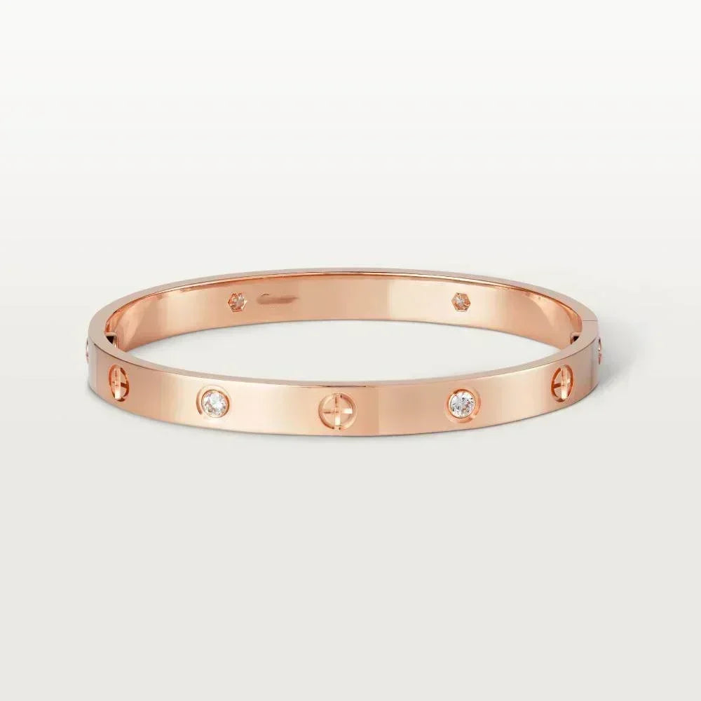 925 sterling silver, classic Love series, light luxury women's elegant Bangles