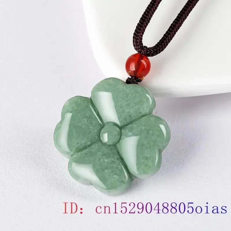 Green Burmese, Jade Amulet Necklace… Fine Jewelry Carved Gemstone, By MC