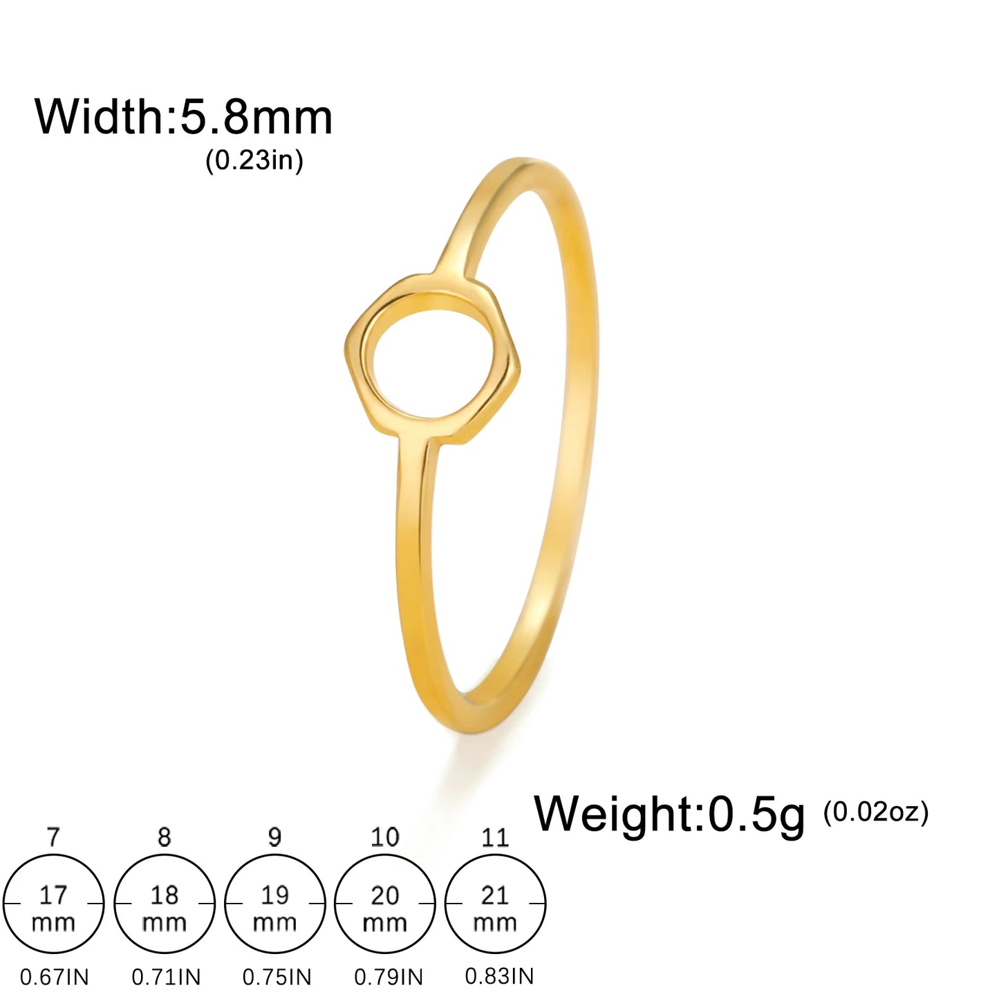 Attractive, Stainless Steel Chemical Molecule Ring, by Skyrim
