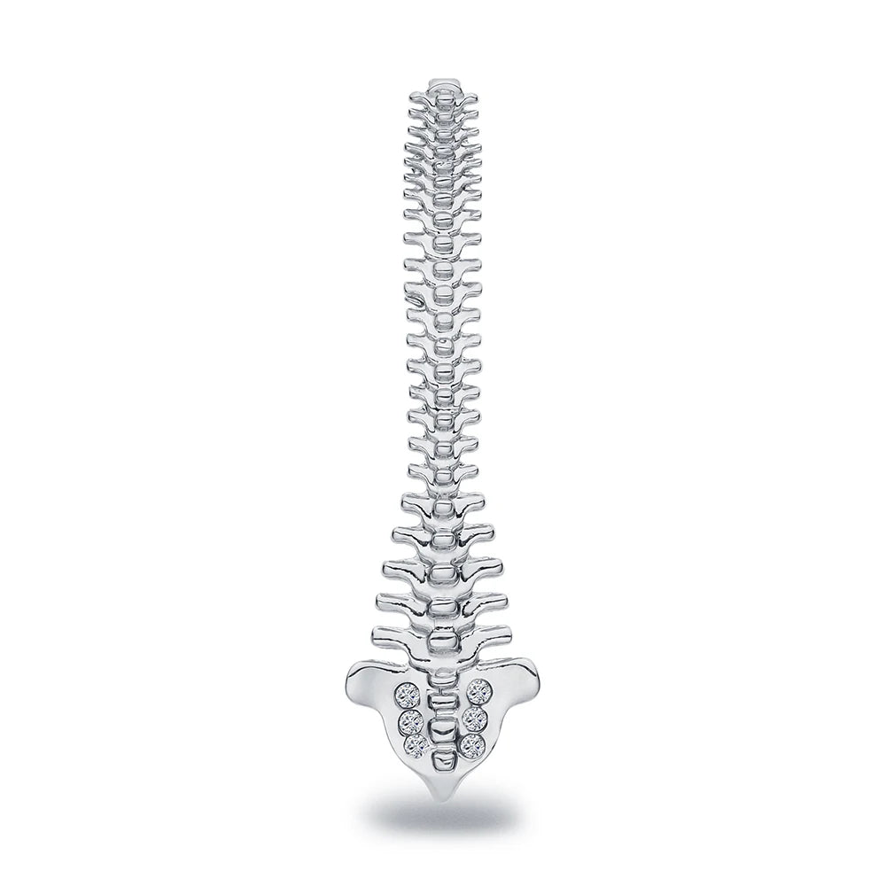 Spine Brooch Pin, Gifts For Orthopedic/Chiropractic Professionals Or Students, By HANRESHE
