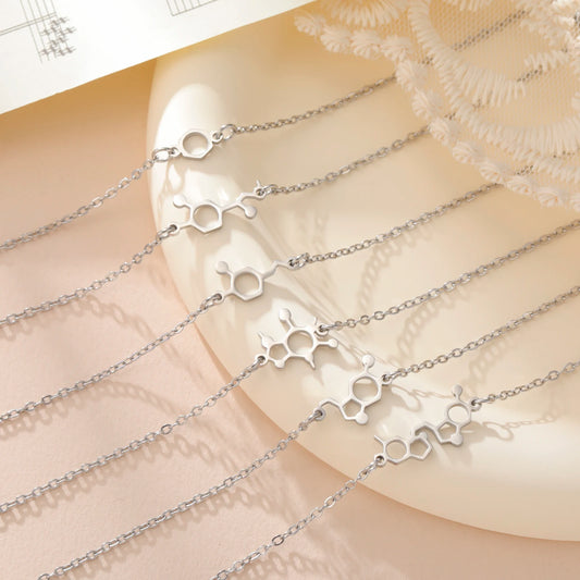 Chemical Molecule Charm Bracelet , by Skyrim