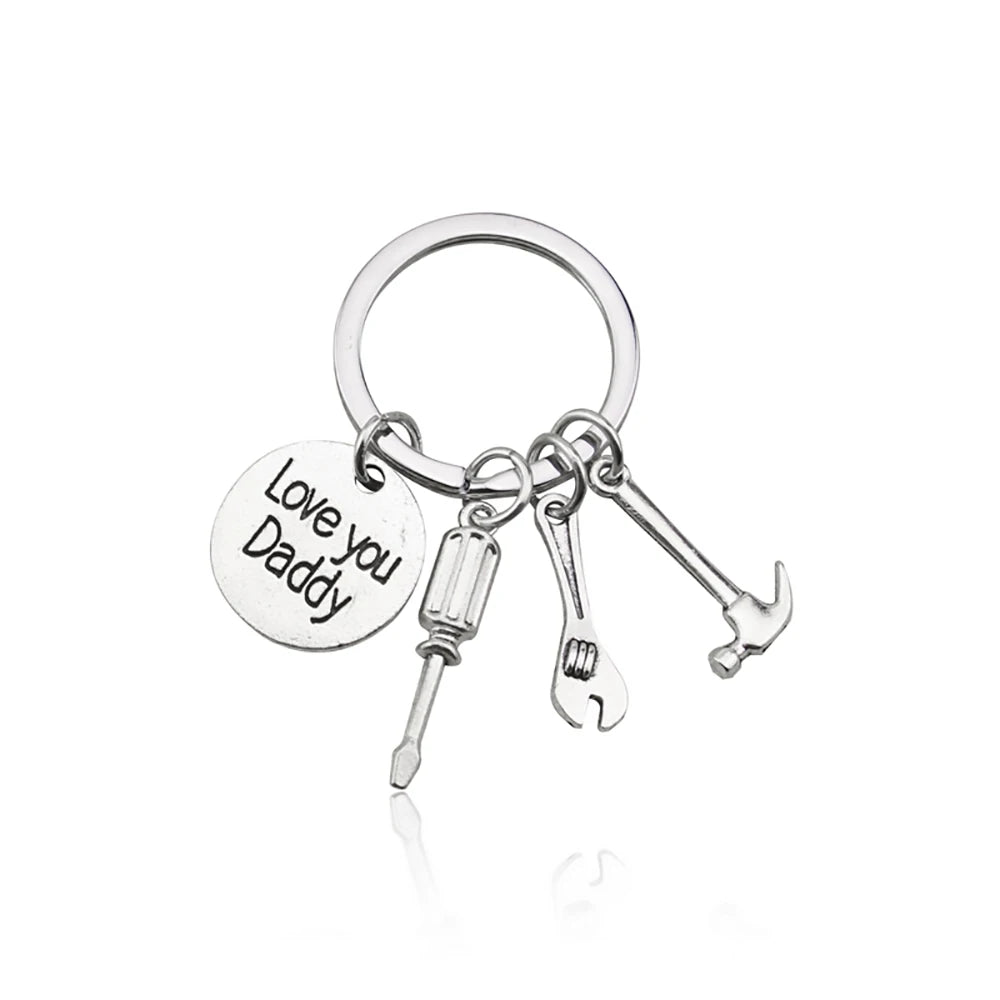 If Dad Cant Fix It, No One Can...Fathers Day Pendant Key Chain Gift