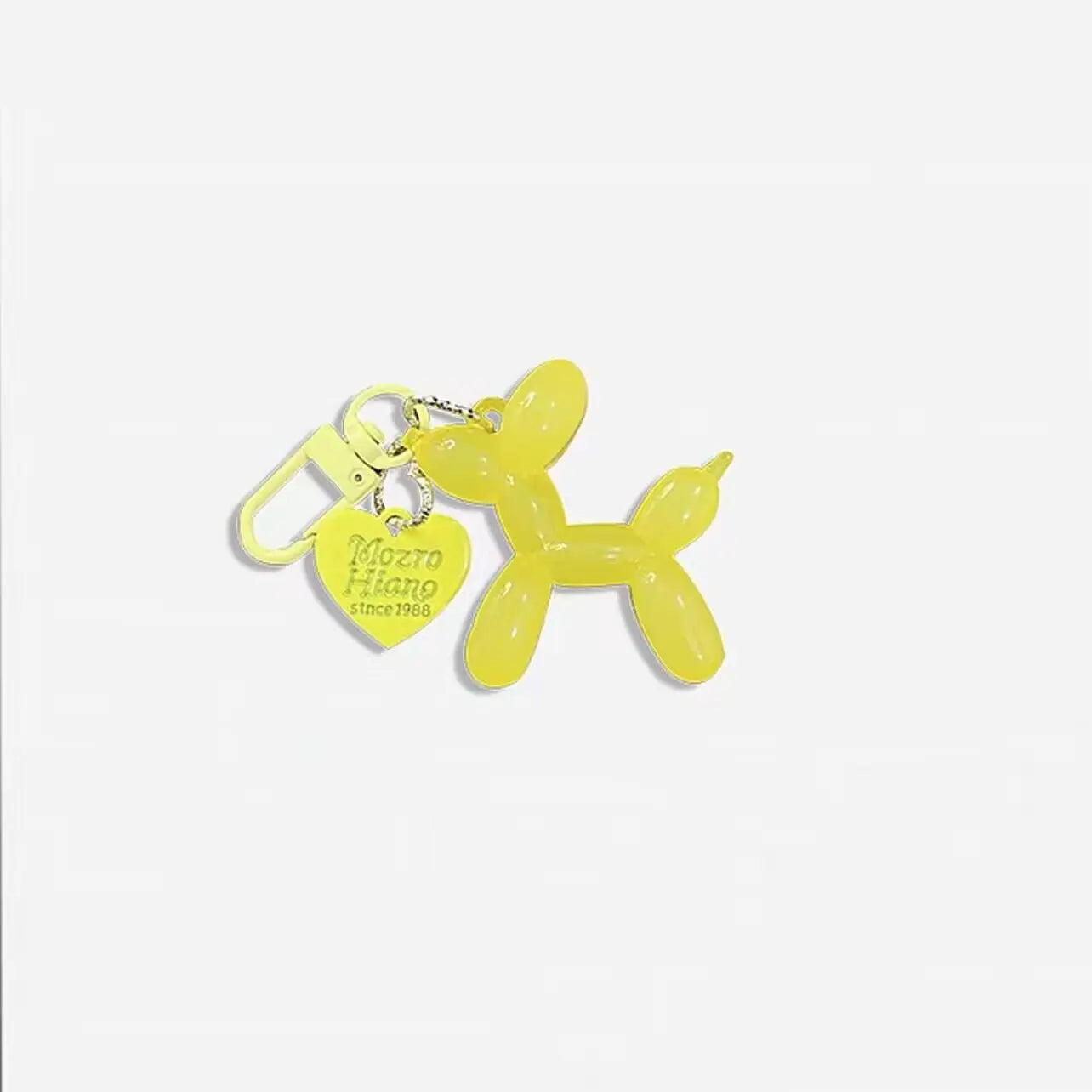 Cute, Acrylic Cartoon Balloon, Dog Keychains For Women
