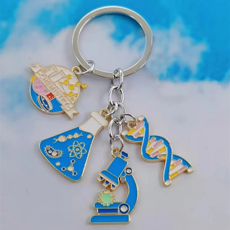 Initialed, Chemistry Structure Key Chains