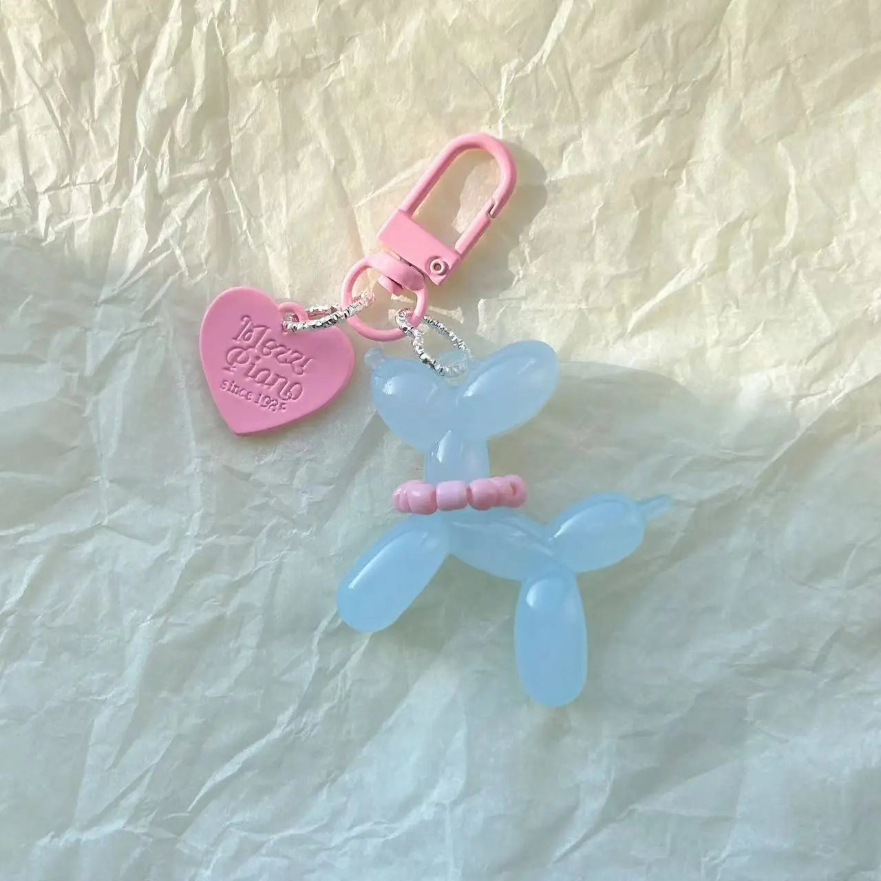 Cute, Acrylic Cartoon Balloon, Dog Keychains For Women