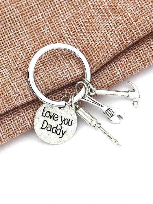 If Dad Cant Fix It, No One Can...Fathers Day Pendant Key Chain Gift