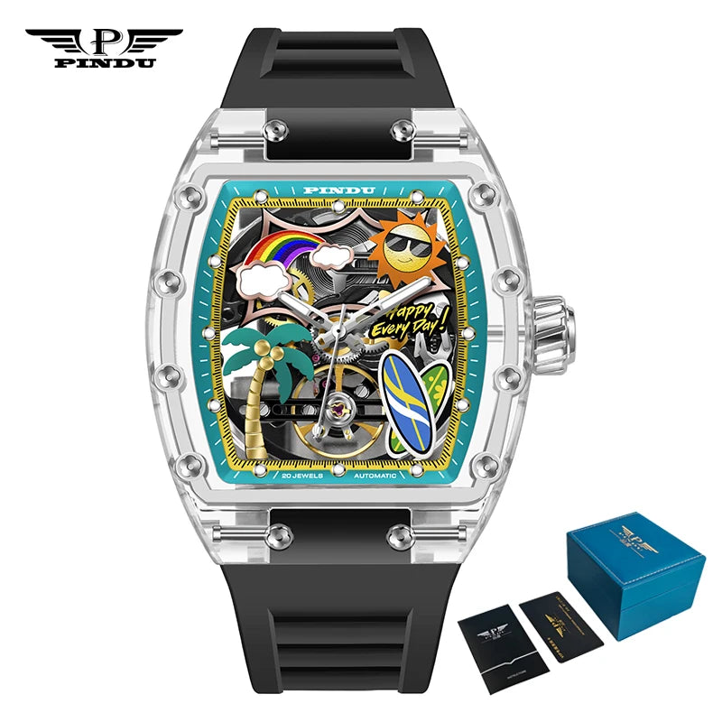 New PINDU Watch… Summer Beach Glowing, Waterproof Fashion