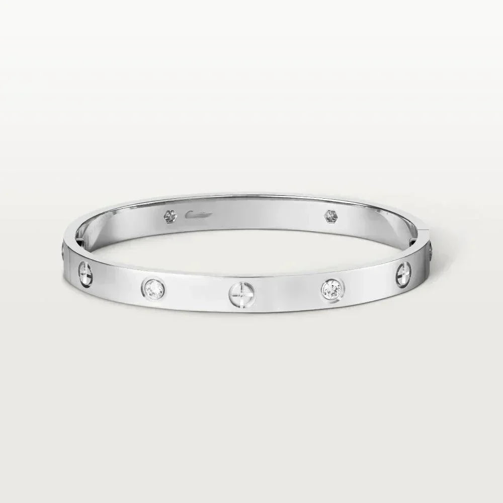 925 sterling silver, classic Love series, light luxury women's elegant Bangles