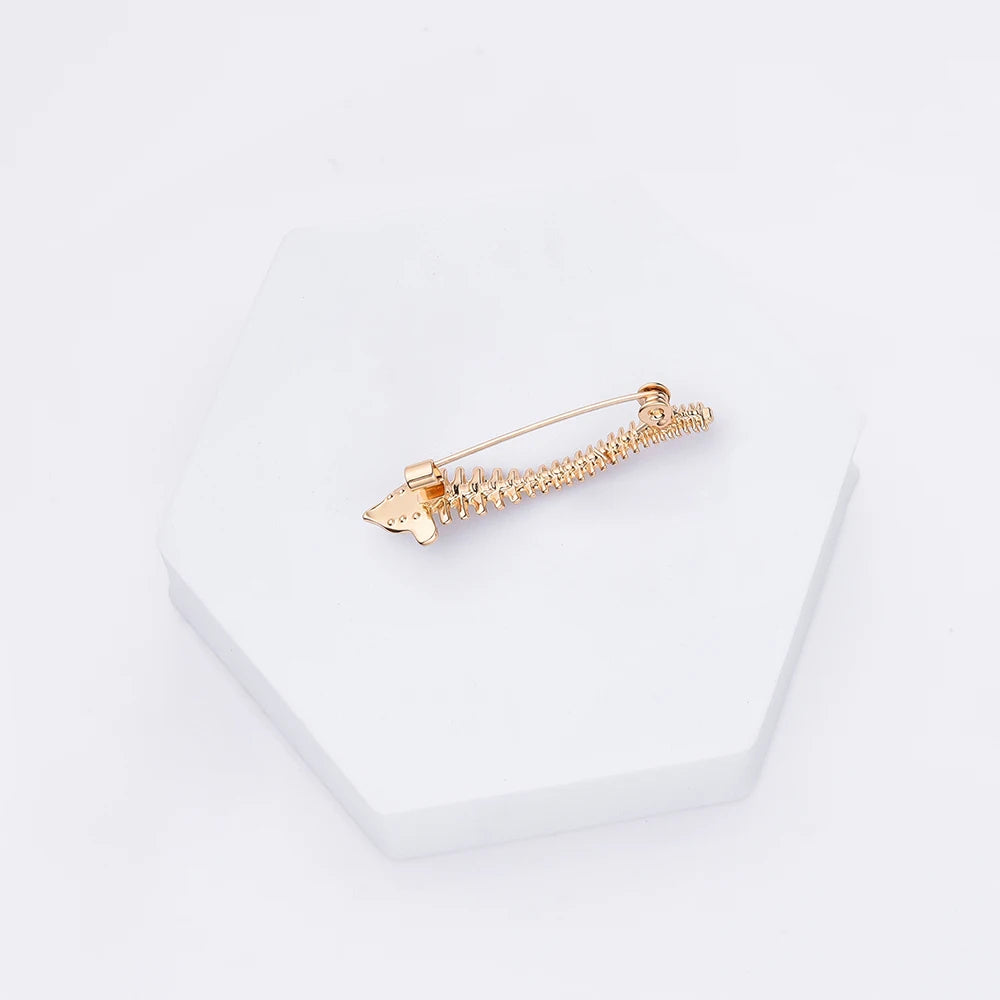 Spine Brooch Pin, Gifts For Orthopedic/Chiropractic Professionals Or Students, By HANRESHE