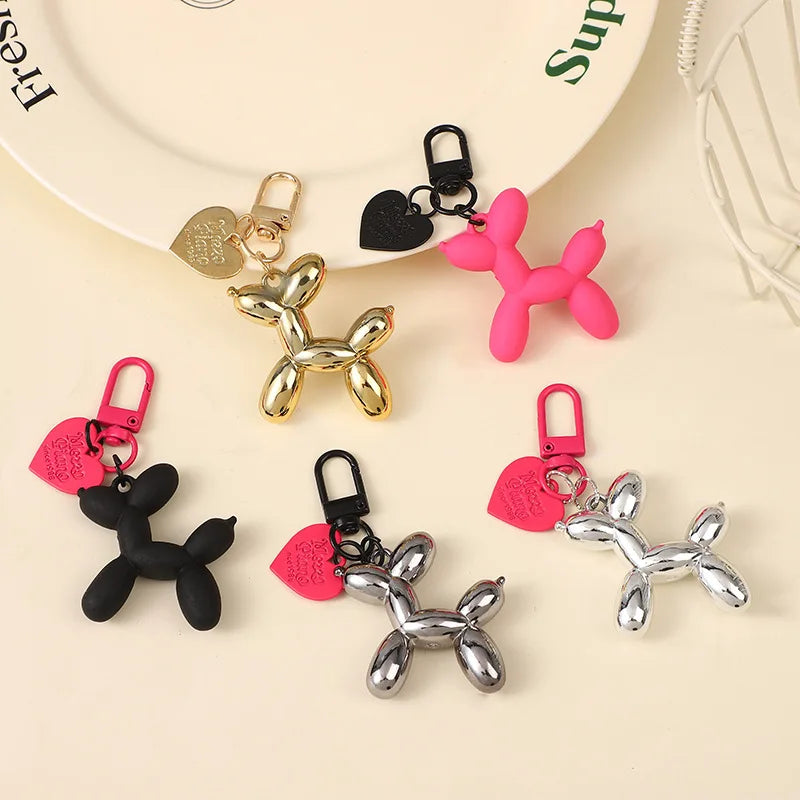 Cartoon Balloon Dog Key Ring Makes Nice Gifts For Your Dog Lover Friends.