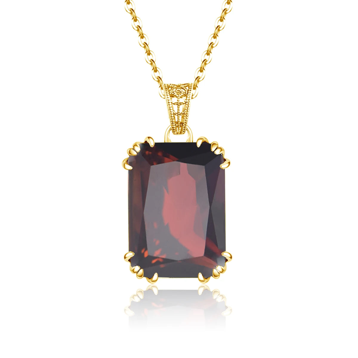 925 Silver, Blue Sapphire Necklace Pendant For Women...Certificate Included