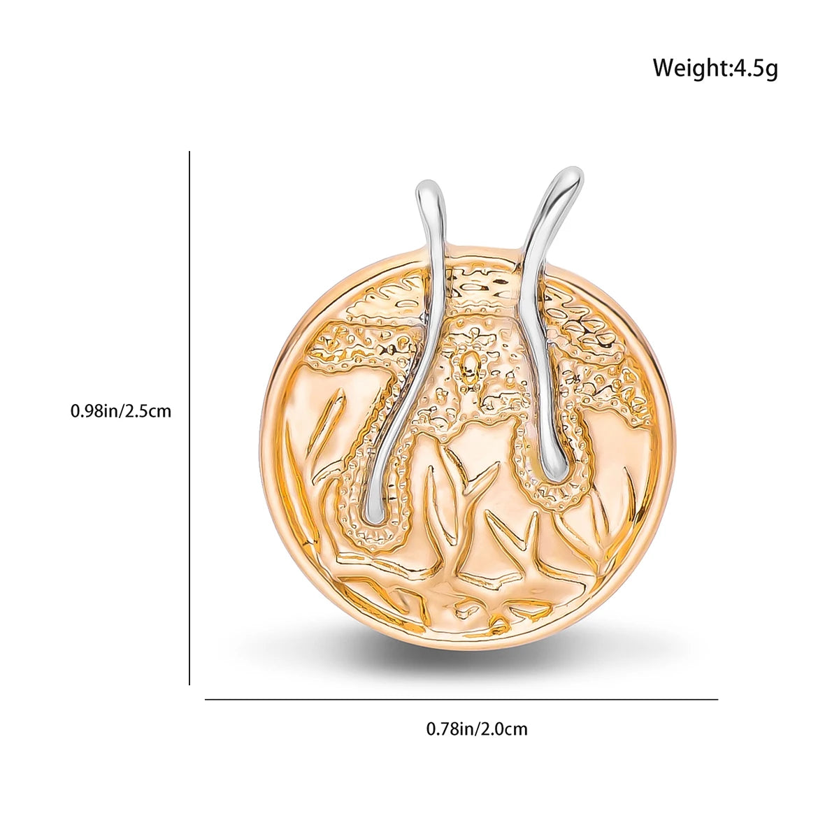 Hair Follicle Metal Brooch Pin,GiftFor That Special Dermatologist in Your Life, By CATUNI
