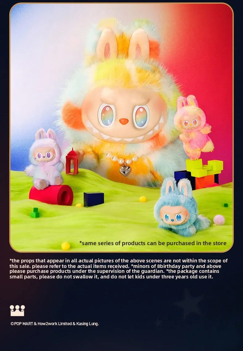 Authentic, Pop Mart Labubu THE MONSTERS High-energy Vinyl Plush Toy The Perfect Big Kid Gift