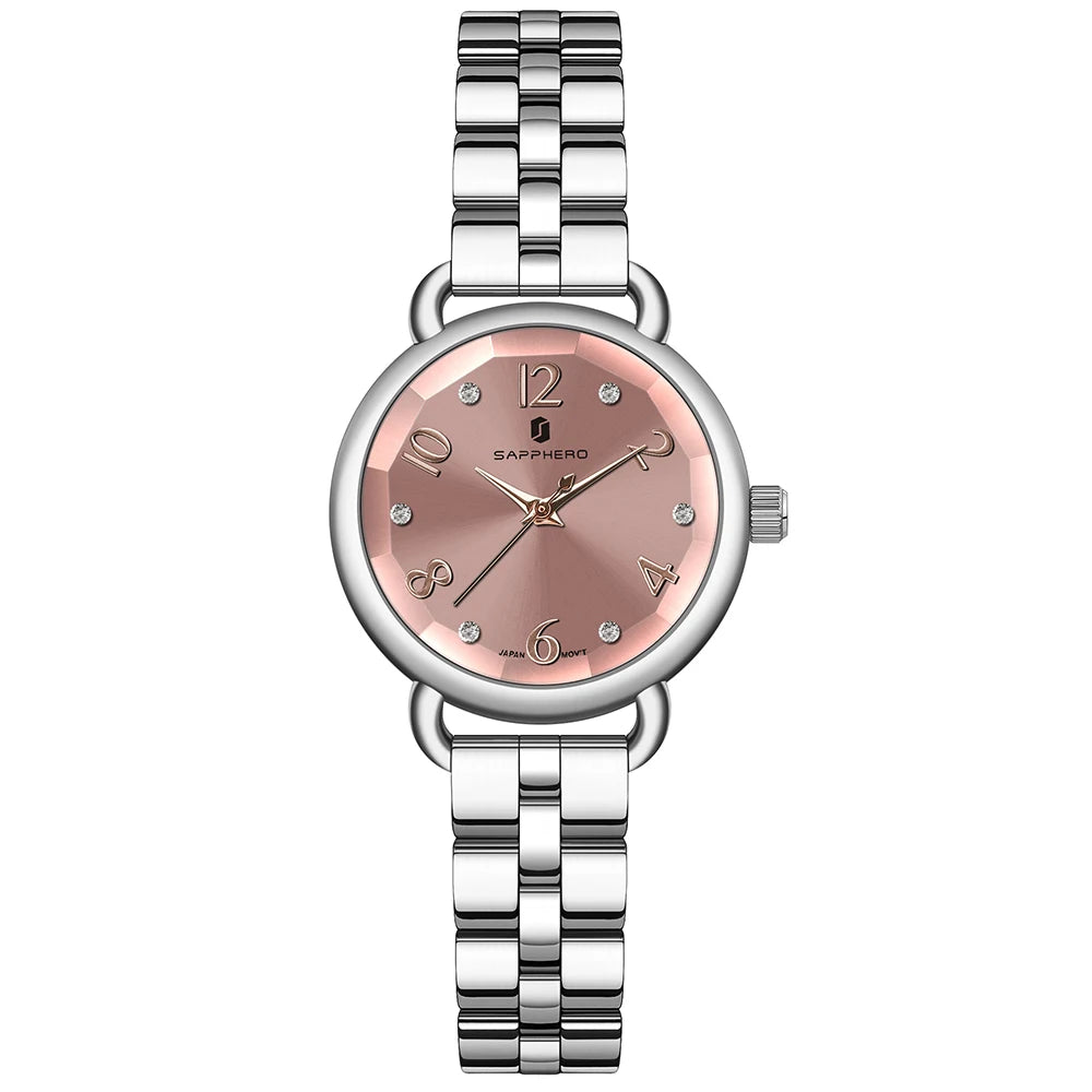 SAPPHERO’S, Women's Fashion, Versatile, Stainless Steel, Fashion versatile, Light luxury, Ultra-Thin Watch