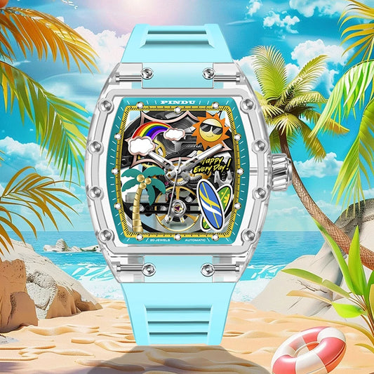 New PINDU Watch… Summer Beach Glowing, Waterproof Fashion