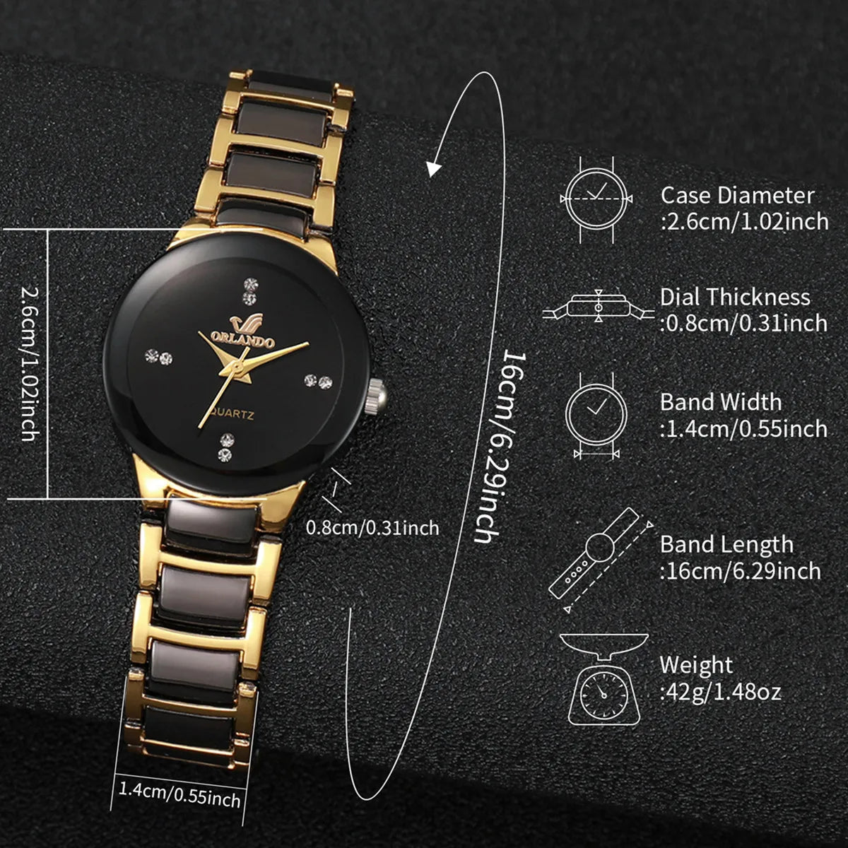 Beautiful, Stainless Steel Band Man & Woman's Analog Quartz Watches... Available In Singles Too!