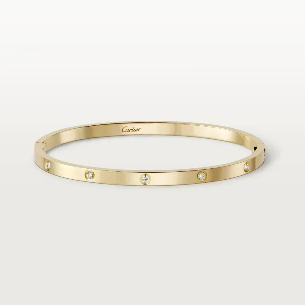 925 sterling silver, classic Love series, light luxury women's elegant Bangles