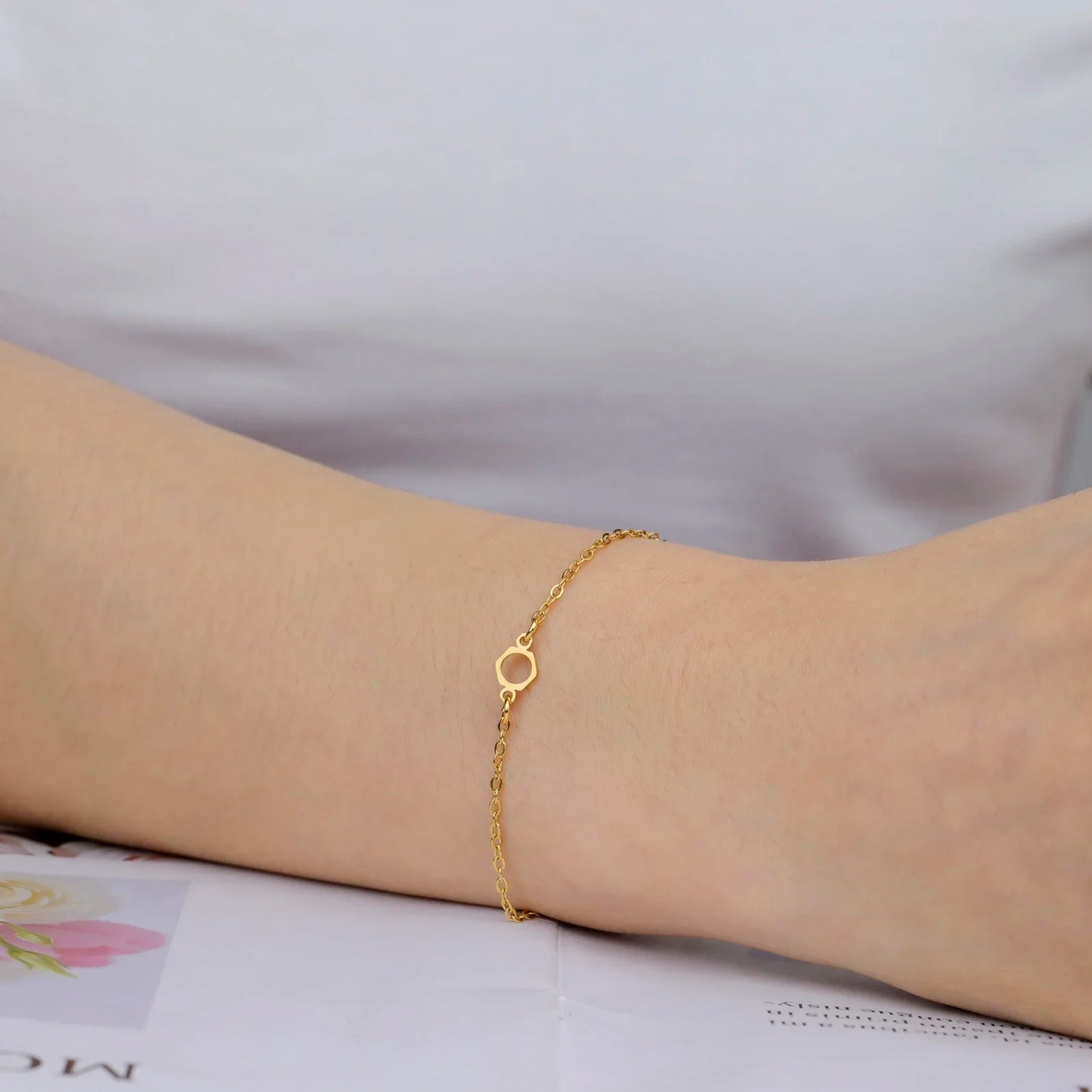 Chemical Molecule Charm Bracelet , by Skyrim