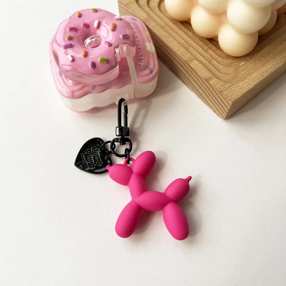 Cute, Acrylic Cartoon Balloon, Dog Keychains For Women