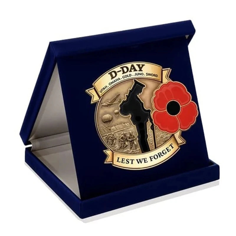 80th Anniversary Brooch Tributes WWII Normandy Veterans
