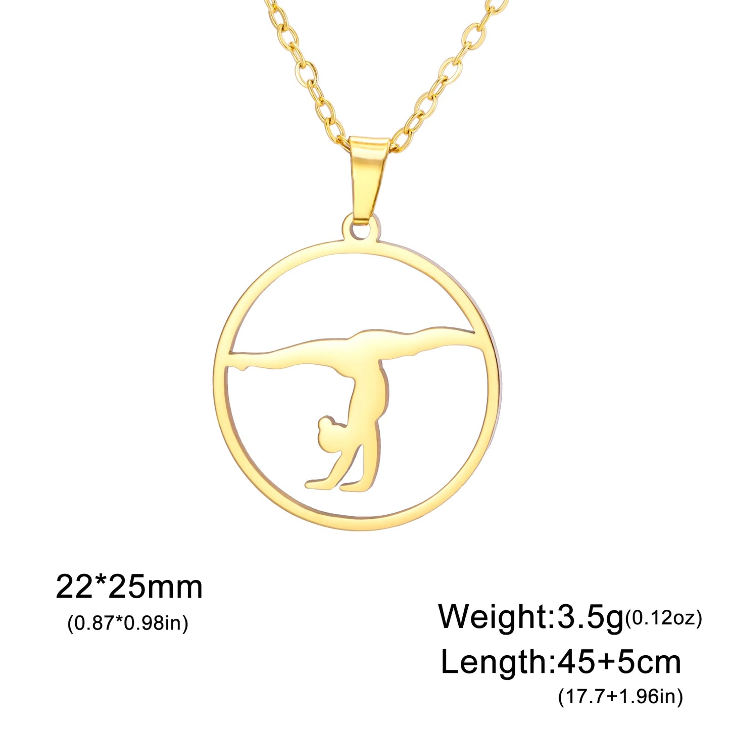 COOLTIME, Stainless Steel, Military Boxing Pendant Necklace for Women & Men