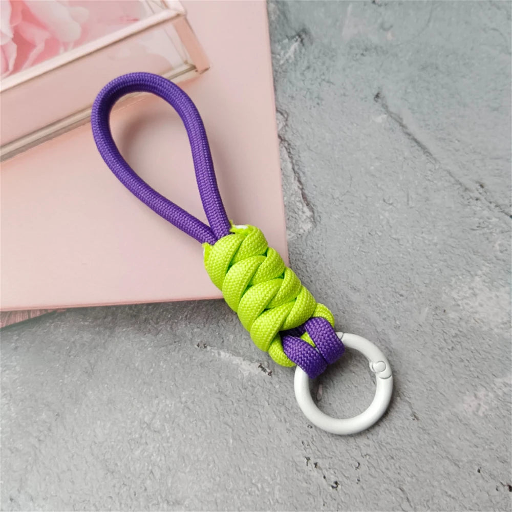 Woven Rope, Ball Military Parachute Keychain, For Women, By Lanyard