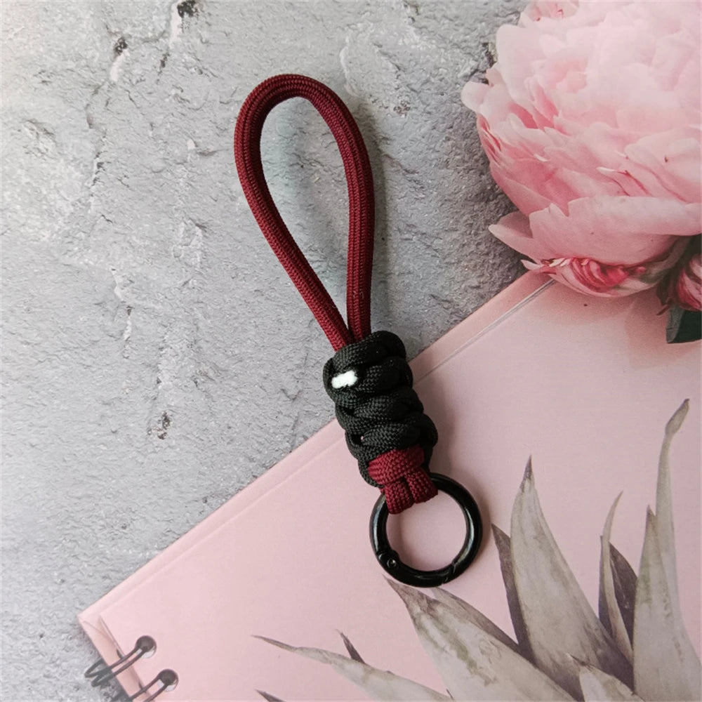 Woven Rope, Ball Military Parachute Keychain, For Women, By Lanyard