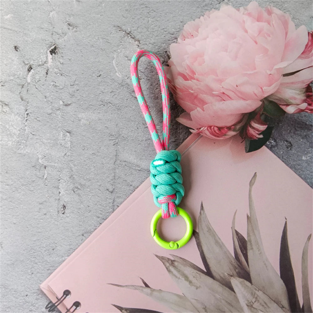 Woven Rope, Ball Military Parachute Keychain, For Women, By Lanyard
