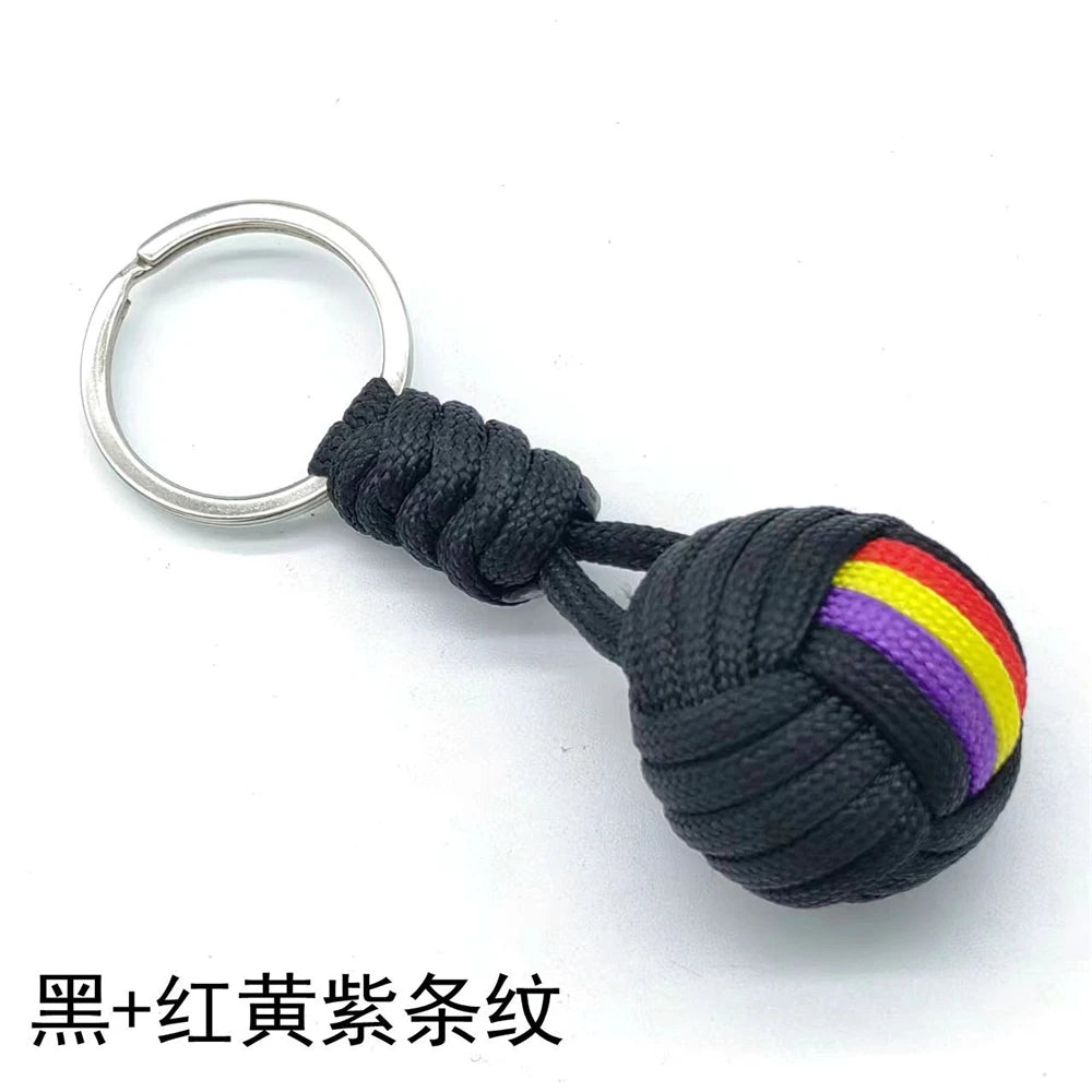 Woven Rope, Ball Military Parachute Keychain, For Women, By Lanyard