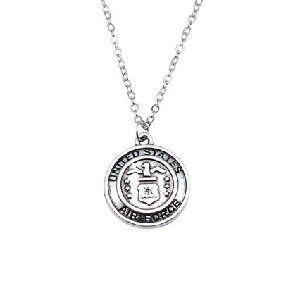 1pcs U.S. Army Police Identification Signage Necklace For Women Women Accessories Jewelry Making Items Chain Length 43+5cm