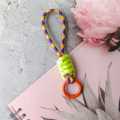 Woven Rope, Ball Military Parachute Keychain, For Women, By Lanyard