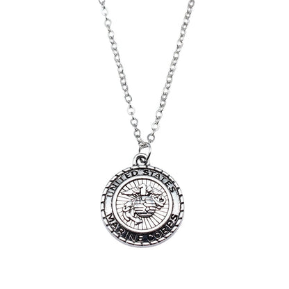 1pcs U.S. Army Police Identification Signage Necklace For Women Women Accessories Jewelry Making Items Chain Length 43+5cm