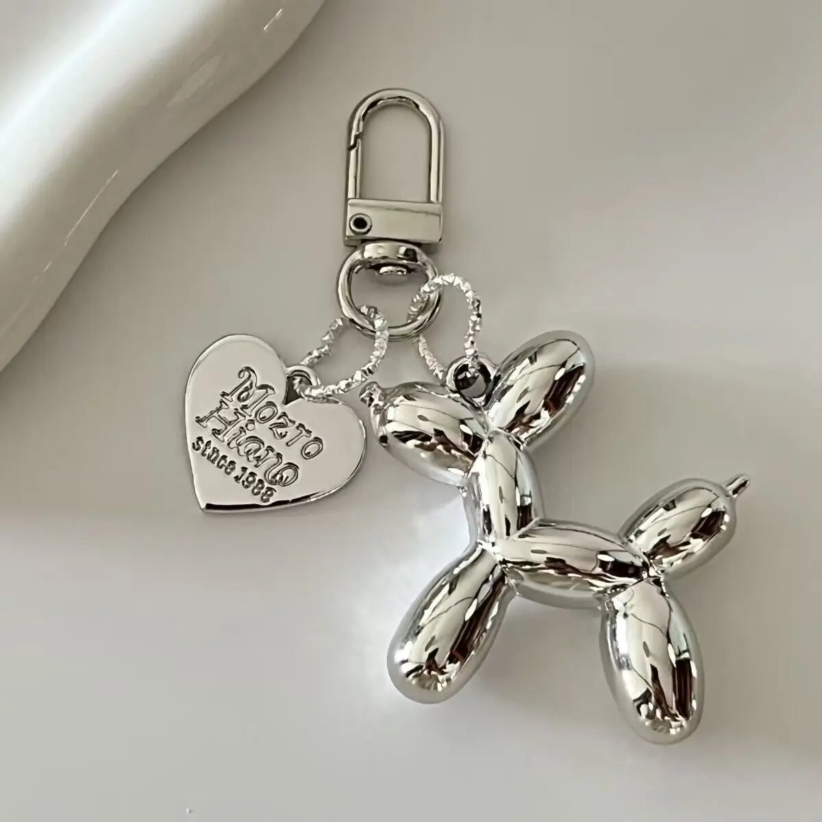 Cute,  Acrylic Cartoon Balloon,  Dog Keychains For Women