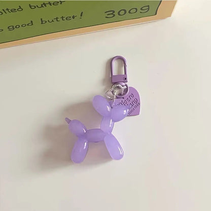 Cute,  Acrylic Cartoon Balloon,  Dog Keychains For Women