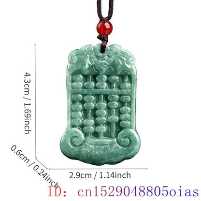 Green Burmese, Jade Amulet   Necklace… Fine Jewelry Carved Gemstone, By MC
