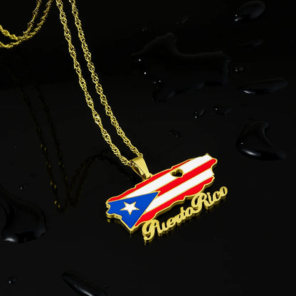 Wear Puerto to celebrate The Big Game 2026 and Bad Bunny in style — show your Puerto Rican pride with this beautiful flag necklace. Lightweight, durable, and polished for that beautiful shine, it’s the perfect game day souvenir, by SONYA