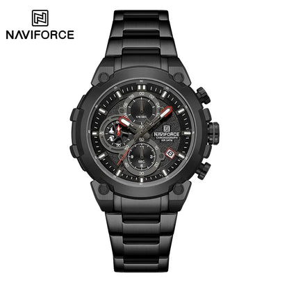 Fashion, Sports, Chronograph, Waterproof, Calendar Display, Military Quartz Male Watch, By NAVIFORCE