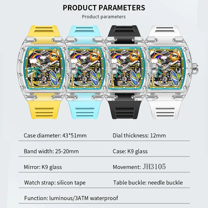 New PINDU Watch… Summer Beach Glowing, Waterproof Fashion