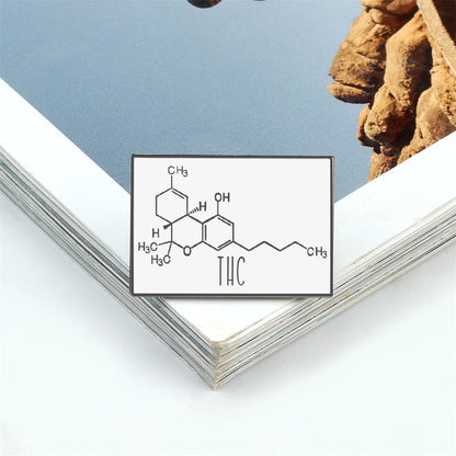 Molecular Chemical Formula Enamel Pin, By Reliatonny, Great Gift For Chemistry Students