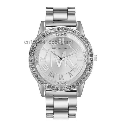 Fashion, Luxury, Men's, Imitation Diamond Bracelet, Water Resistant, Roman Digital Watch…Buy It For Yourself Or For A Friend