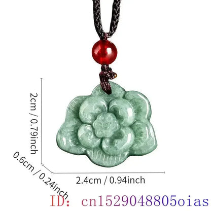 Green Burmese, Jade Amulet   Necklace… Fine Jewelry Carved Gemstone, By MC