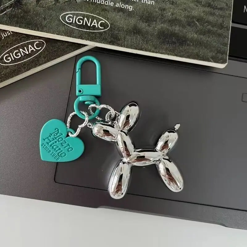 Cute,  Acrylic Cartoon Balloon,  Dog Keychains For Women
